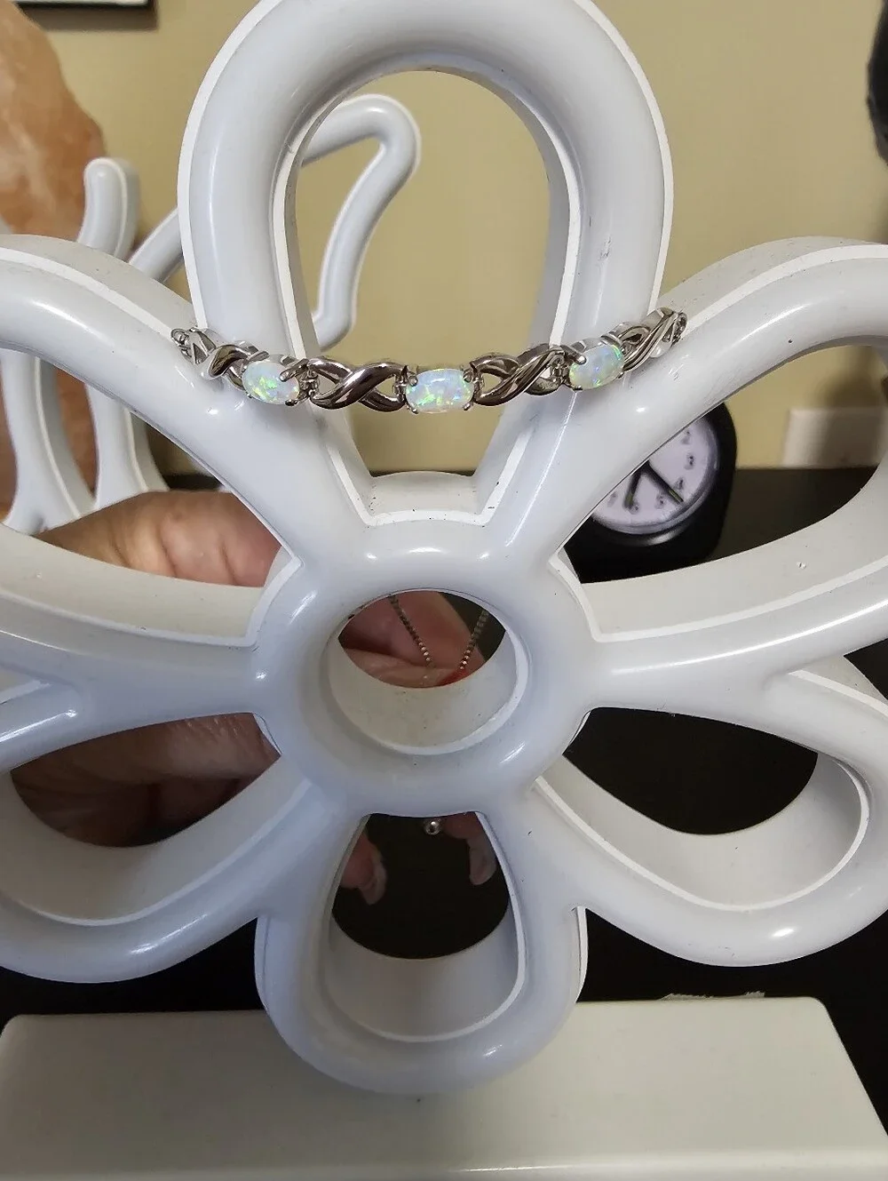 Sterling Silver Opal Bracelet ( New )